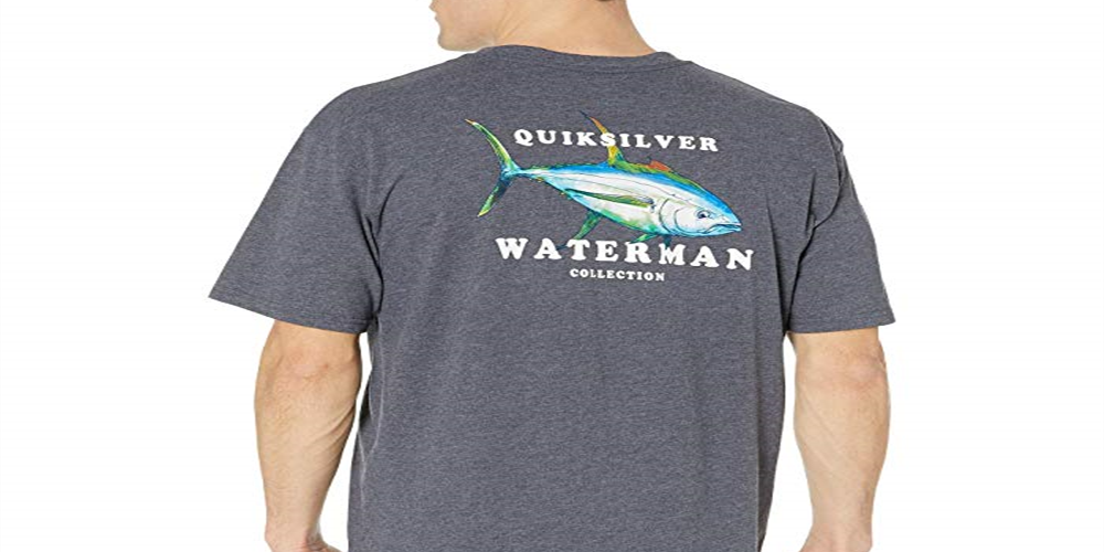Camisetas Quiksilver Parisian Night Heath Brotype Crewneck Masculinas - Cinza Tamanho XX-G