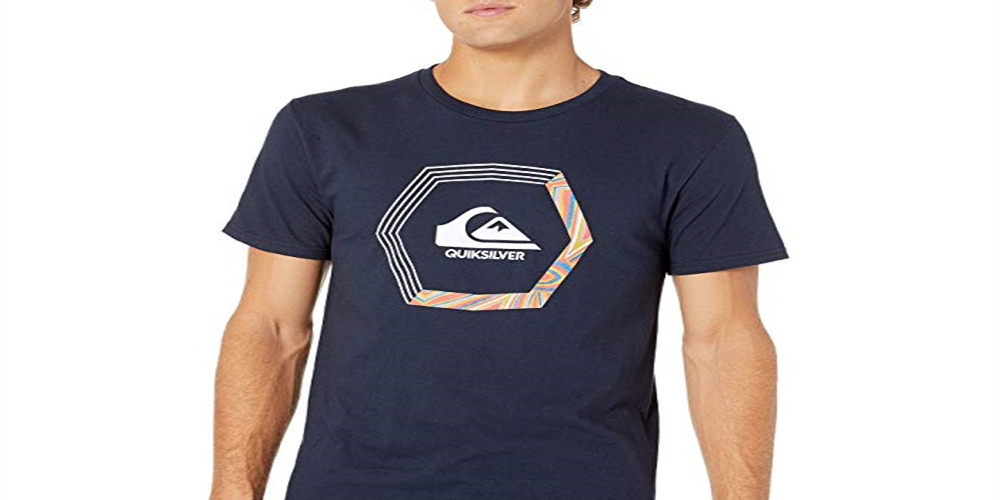 Camiseta masculina de manga curta Quiksilver Blade Dreams, azul, tamanho GG