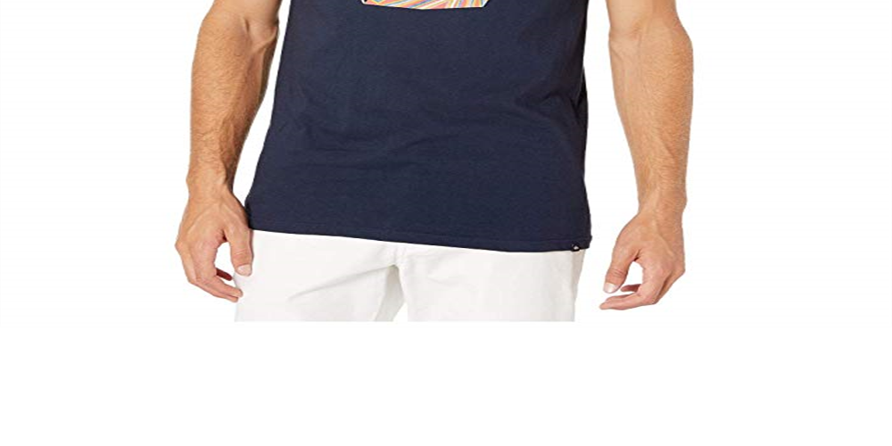 Camiseta masculina de manga curta Quiksilver Blade Dreams, azul, tamanho GG