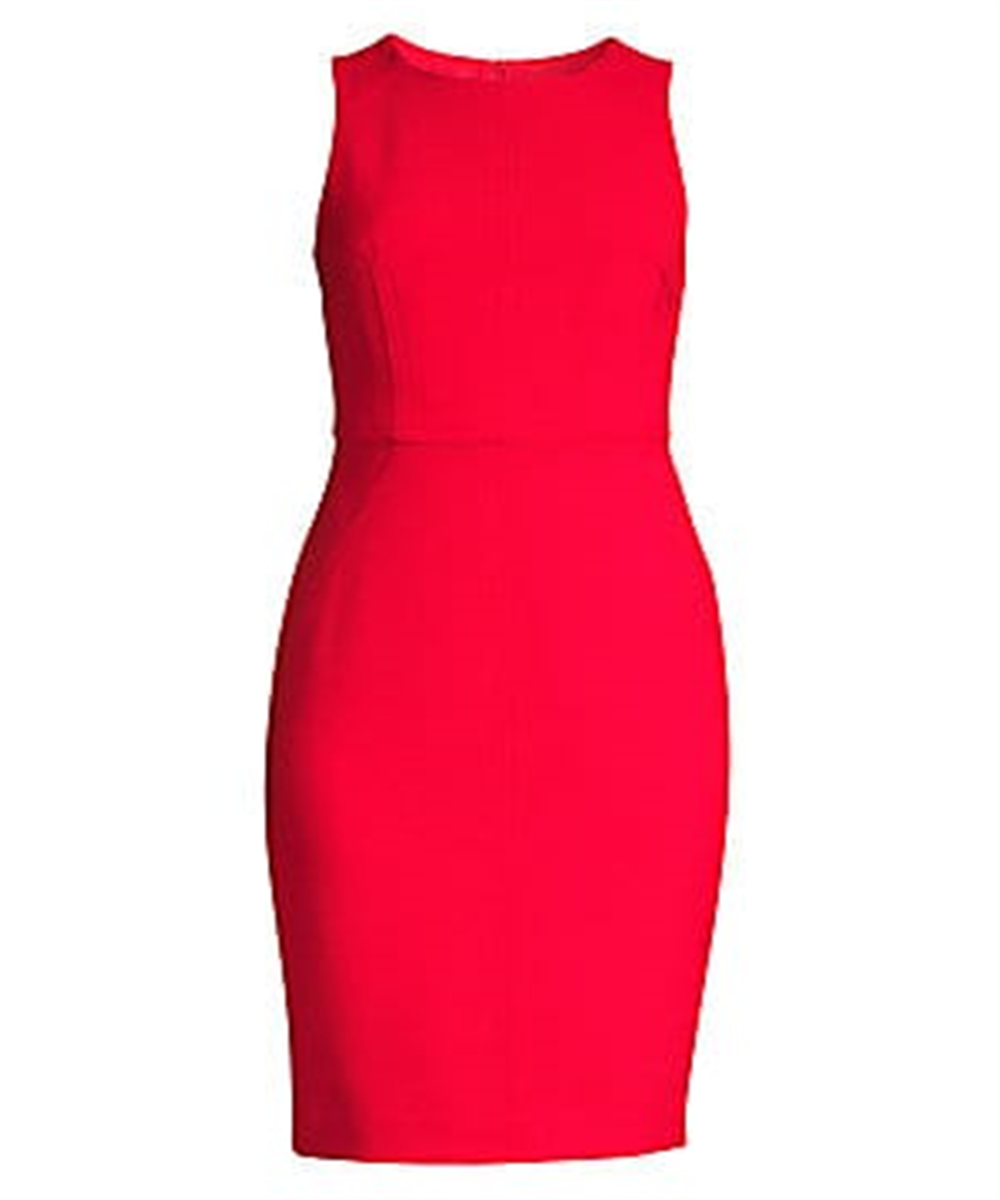 Vestido justo Trina Turk Petit Rouge vermelho tamanho 10