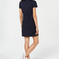 Vestido camiseta com logo feminino Tommy Hilfiger azul marinho tamanho extragrande