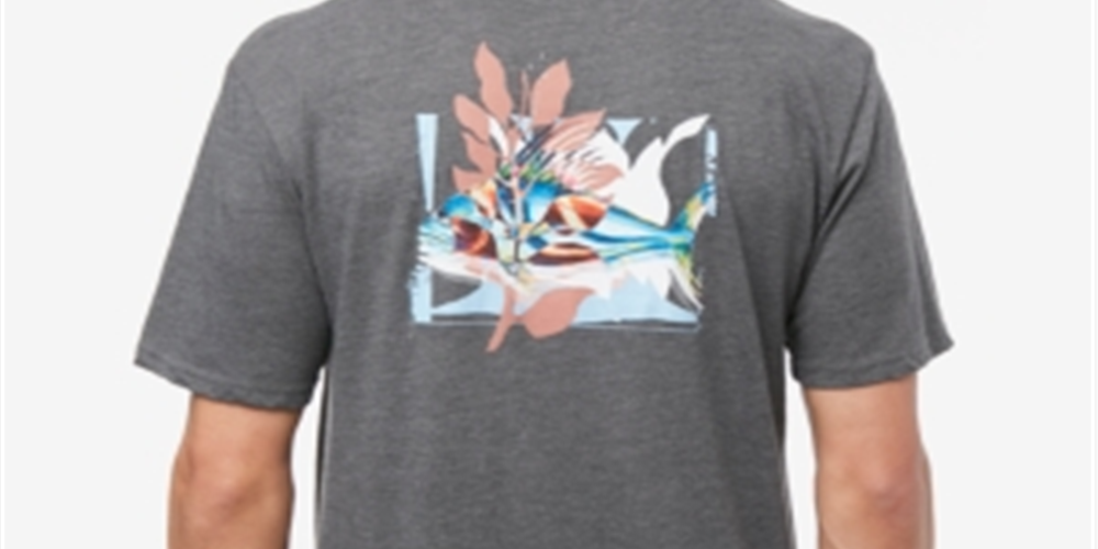 Camiseta masculina O'Neill Class de manga curta cinza mesclado, tamanho grande