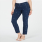 Calça jeans skinny Bristol bordada feminina Charter Club, azul, tamanho 8