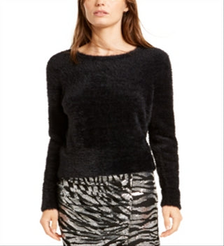 Suéter Bar III Feminino com Acabamento em Cílios Preto Tamanho P
