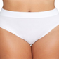Cueca sem costura Vanity Fair feminina, sem beliscões, sem show, corte alto, branca, tamanho 2X