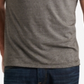 Camiseta masculina Lucky Brand Venice Burnout com decote em V, cinza, tamanho XXG