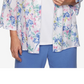Alfred Dunner The Summer Wind Top em camadas feminino, branco, vários tamanhos, pequeno, extragrande
