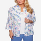 Alfred Dunner The Summer Wind Top em camadas feminino, branco, vários tamanhos, pequeno, extragrande