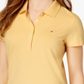 Camisa polo feminina Tommy Hilfiger Core amarela tamanho XX-G