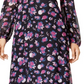 Vestido longo feminino Bar III com ombros descobertos, roxo, tamanho XX-G