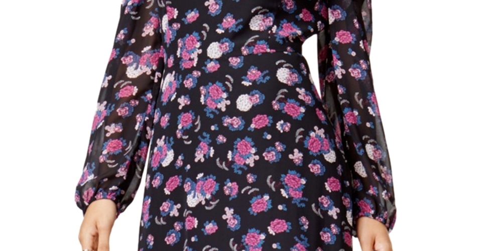 Vestido longo feminino Bar III com ombros descobertos, roxo, tamanho XX-G