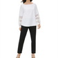Blusa Calvin Klein Feminina com Canga de Renda Macia Branca Tamanho GG