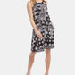 Vestido Chloe com estampa geométrica feminino Karen Kane, preto, tamanho P