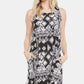 Vestido Chloe com estampa geométrica feminino Karen Kane, preto, tamanho P