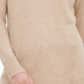 Suéter Calvin Klein Feminino Gola Redonda com Detalhe de Botão Marrom Tamanho P