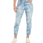 Calça jeans skinny com controle de barriga estampada feminina Style &amp; Co, azul, tamanho 10