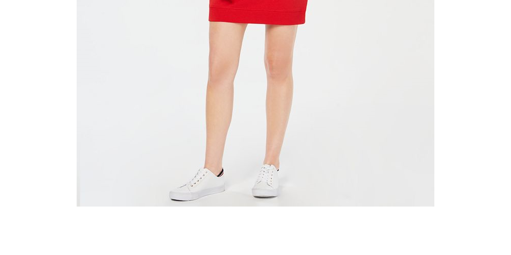 Vestido de moletom esportivo feminino Tommy Hilfiger azul escuro tamanho G