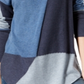 Suéter feminino colorblock da INC International Concepts, azul, tamanho P