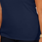 Regata feminina Karen Scott de algodão com gola quadrada, azul, tamanho 2X