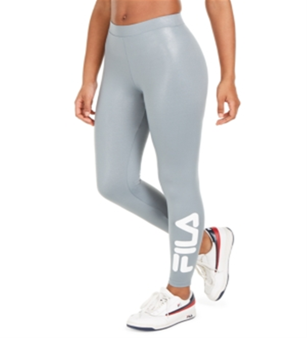 Legging Fila Skyler Cintura Alta Feminina Cinza Tamanho X-G