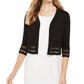 Suéter feminino Jessica Howard Illusion Hem, preto, tamanho pequeno G