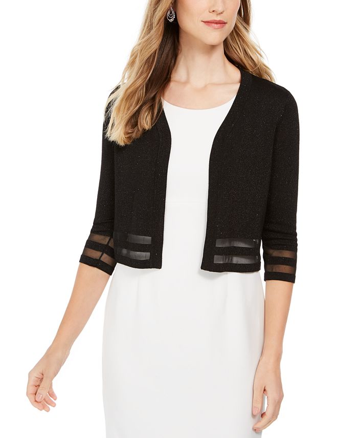 Suéter feminino Jessica Howard Illusion Hem, preto, tamanho pequeno G