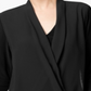 Blusa feminina Alfani Surplice preta tamanho pequeno G