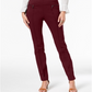 Calça skinny feminina Style &amp; Co, vinho, tamanho grande