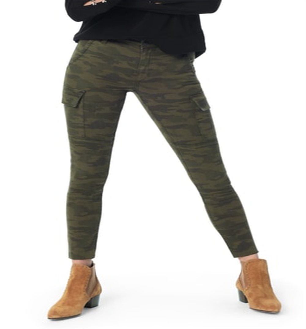 Calça Jeans Cargo Skinny Feminina Joe's Jeans Charlie Ankle Verde Tamanho 29