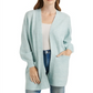 Cardigan feminino Lucky Brand com mangas bufantes, verde, tamanho grande
