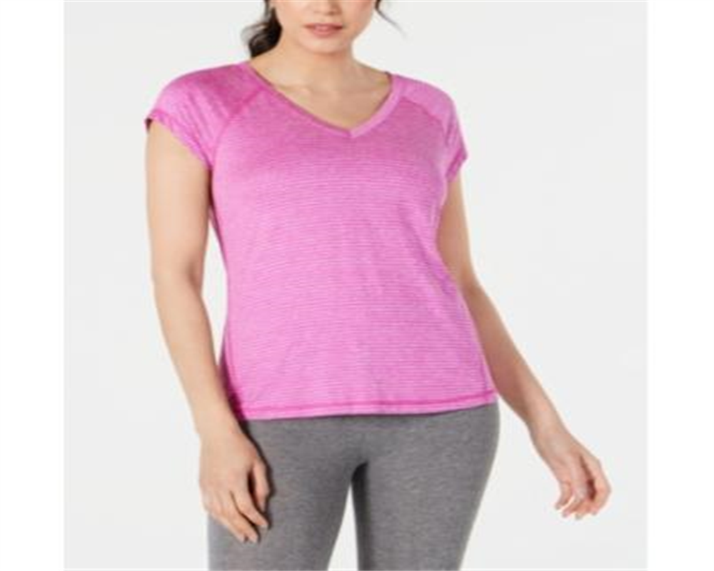Camiseta feminina Ideology Fitness Workout Rosa Tamanho X-G