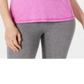 Camiseta feminina Ideology Fitness Workout Rosa Tamanho X-G