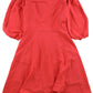 Vestido feminino Bar III Flare, laranja, tamanho 8