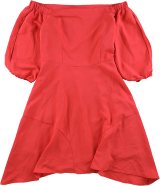 Vestido feminino Bar III Flare, laranja, tamanho 8