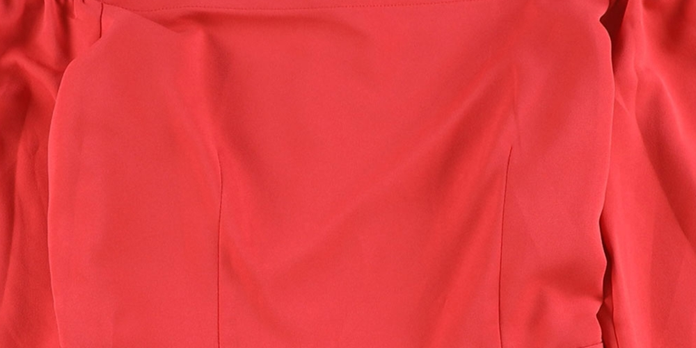 Vestido feminino Bar III Flare, laranja, tamanho 8