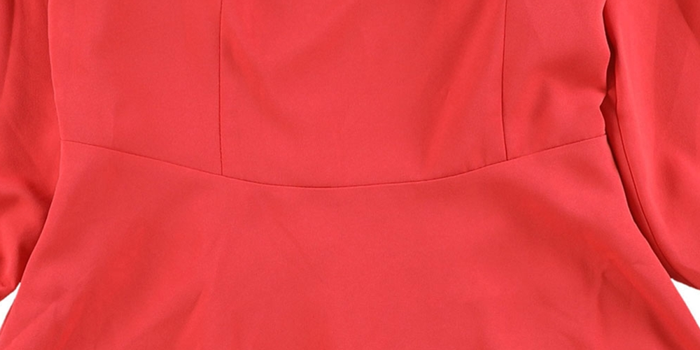 Vestido feminino Bar III Flare, laranja, tamanho 8