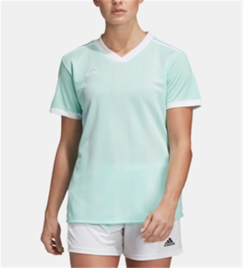 Camisa Adidas Fitness Feminina para Corrida Verde Tamanho Grande