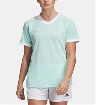 Camisa Adidas Fitness Feminina para Corrida Verde Tamanho Grande