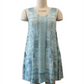 Vestido casual feminino com estampa elástica, azul, tamanho XS, da Style &amp; Co.