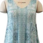Vestido casual feminino com estampa elástica, azul, tamanho XS, da Style &amp; Co.