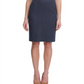 Tommy Hilfiger Saia Lápis Midnight Slim Listrada Feminina Azul Tamanho 12
