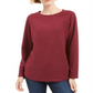 Karen Scott Microfleece Top Feminino Marrom Tamanho Pequeno P