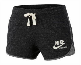 Shorts Nike Sportswear Gym Vintage Feminino Preto Tamanho Médio