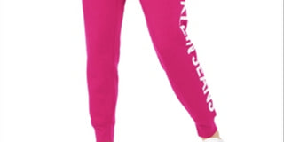 Calça jeans feminina Calvin Klein com estampa jogger rosa tamanho pequeno