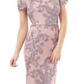 Vestido de festa feminino Soutache da JS Collections, rosa, tamanho 16