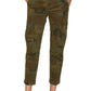 Calça jeans cargo camuflada Sanctuary feminina, verde, tamanho 26