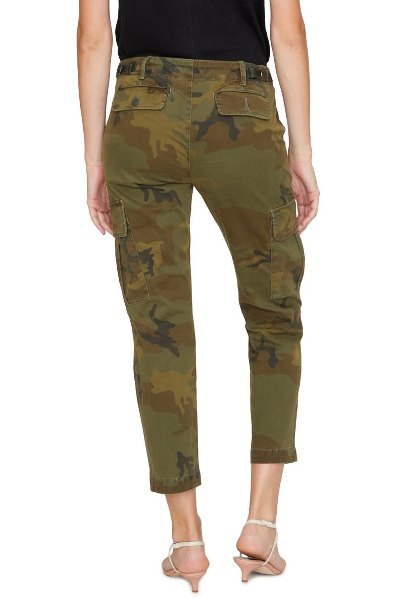Calça jeans cargo camuflada Sanctuary feminina, verde, tamanho 26