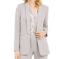 Calvin Klein Parker Blazer Aberto Frontal Feminino Cinza Tamanho 4 Petite