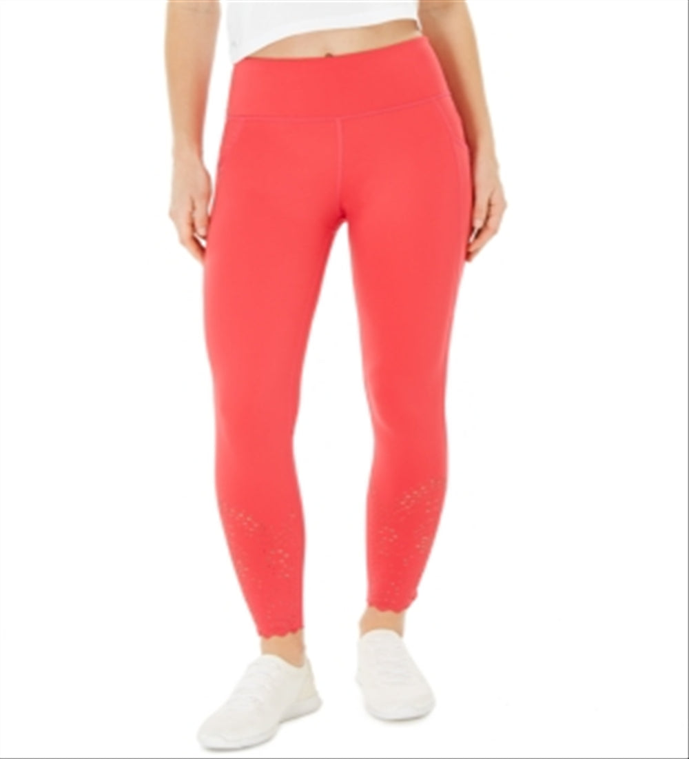 Leggings femininas perfuradas Ideology, rosa, tamanho grande