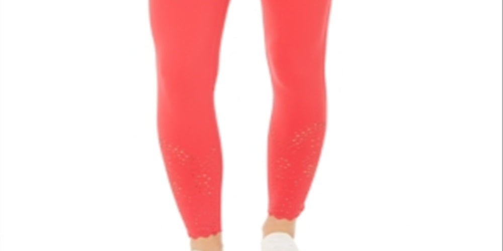 Leggings femininas perfuradas Ideology, rosa, tamanho grande